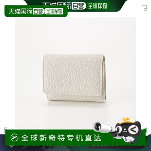 缝小牛皮三折迷你 钱包 SA3UI0010 Maison 日本直邮 Margiela
