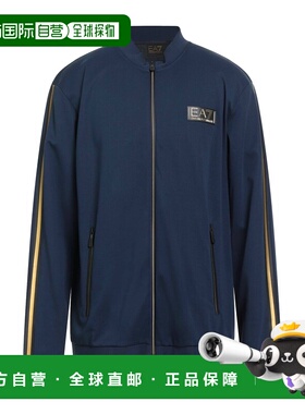 香港直邮潮奢 Ea7 男士 运动衫 blue蓝色 舒适时尚