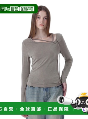 韩国直邮ETMON 女士女装T恤TL160TFF54 Strap Shirring T-Shirt As