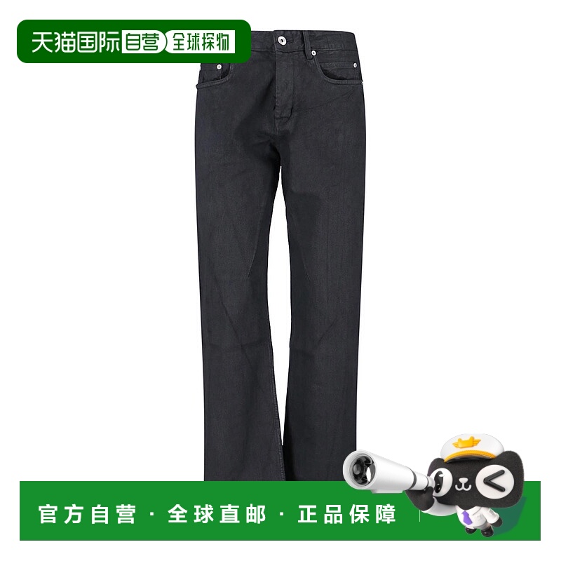 香港直邮RICK OWENS 男士休闲裤 DU02E7397BW99X AW2025 黑色