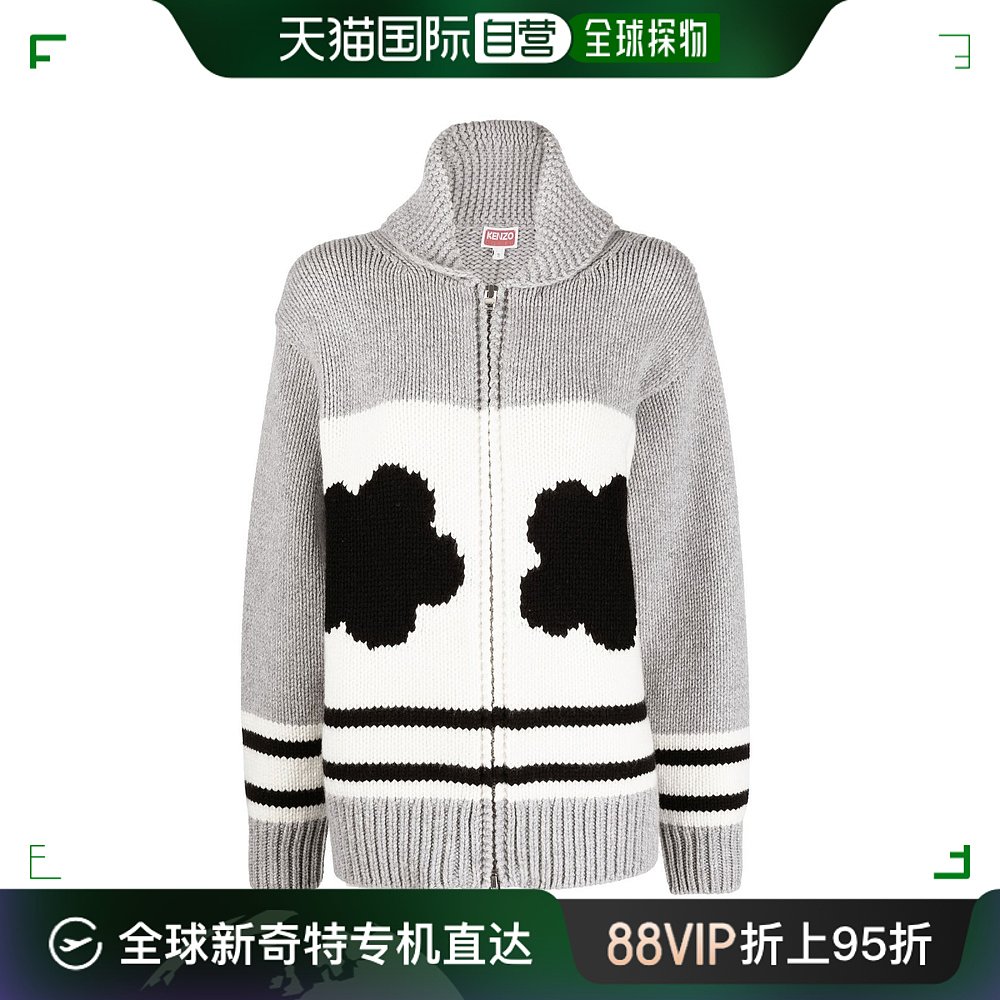 香港直邮KENZO灰白色女士针织衫/毛衣 FC62CA3233BD-96