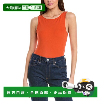自营 redoneRE/DONE High Neck Bodysuit - orange 美国奥莱直发