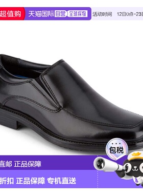 自营 Dockers男式劳顿防滑工作服乐福鞋-黑色一脚蹬 美国奥莱直发