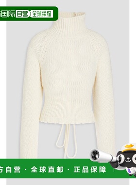 香港直邮Maje 女士 系带针织高领毛衣 MFPPU00677羊毛