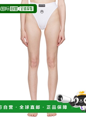 1h可退 香港直邮潮奢 Marine Serre 女士 白色 Moon Logo Stretch