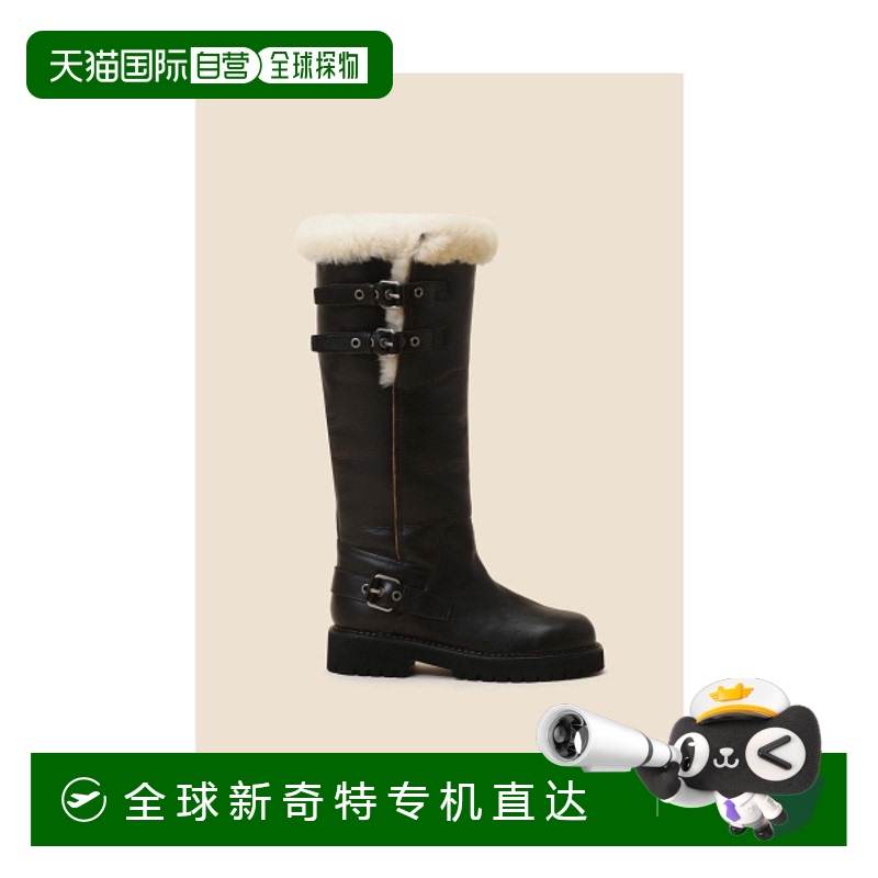 韩国直邮SUECOMMA BONNIE 女士女鞋时装靴 Mustang biker boots(bl