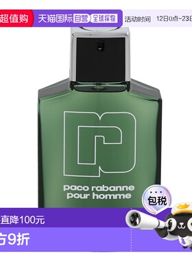 欧洲直邮paco rabanne帕高同名男士香水100ml馥奇香调浓郁辛正品