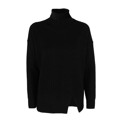 MAX MARA 女士针织毛衣 6366043306011 AW2023 黑色 高领长袖毛衣