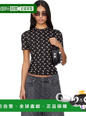 1h可退 香港直邮潮奢 Marine Serre 女士 黑色 Recycled Moon Jer