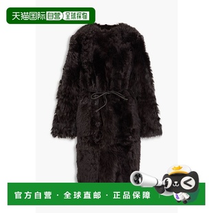 束带毛羊皮大衣 1h可退 女士 ZIMMERMANN 7974JF231 香港直邮潮奢
