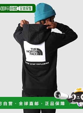自营欧洲直邮北面Redbox TheNorthFace男士插肩袖连帽衫卫衣