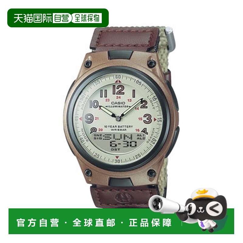 日本直邮CASIO AW-80V-5BJF 手表 棕色卡西欧
