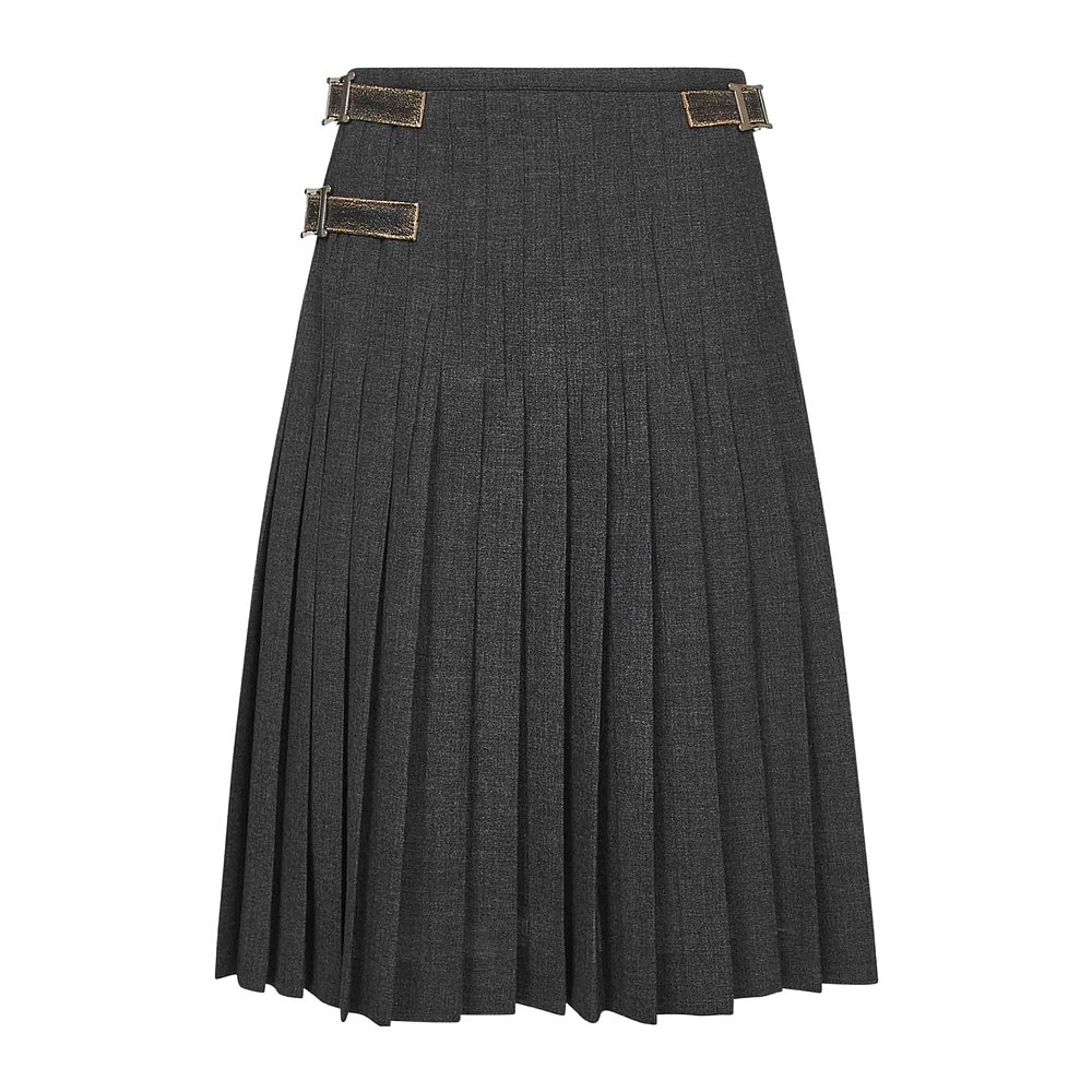 PRADA 女士半身裙 P103ZE17N1SOOOF0480 AW2025 灰色