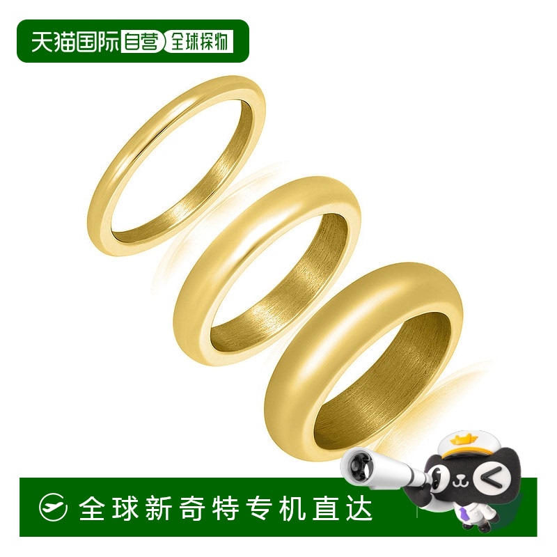 自营Adornia Matte Stacking Band Set 金色 - 黄色 【美国奥莱】