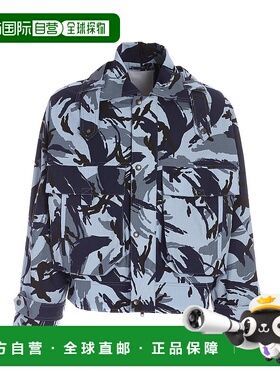 香港直邮KENZO 男士夹克 FB55BL2011PC67 SS2021 蓝色 Tropic Cam
