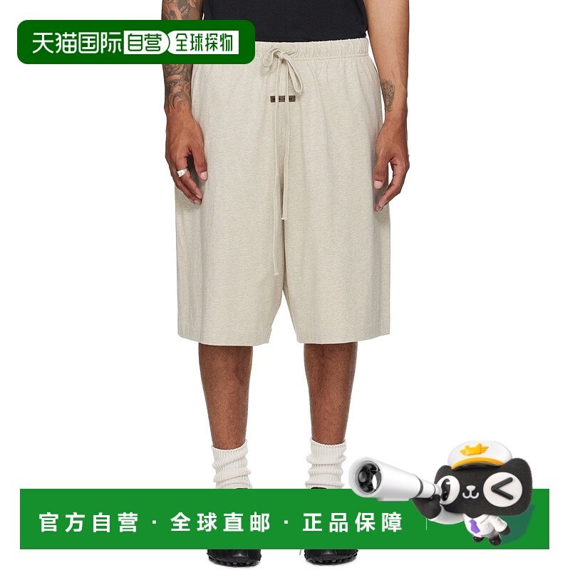 1h可退 香港直邮Essentials 男士 米色 Basketball Jersey 短裤 1