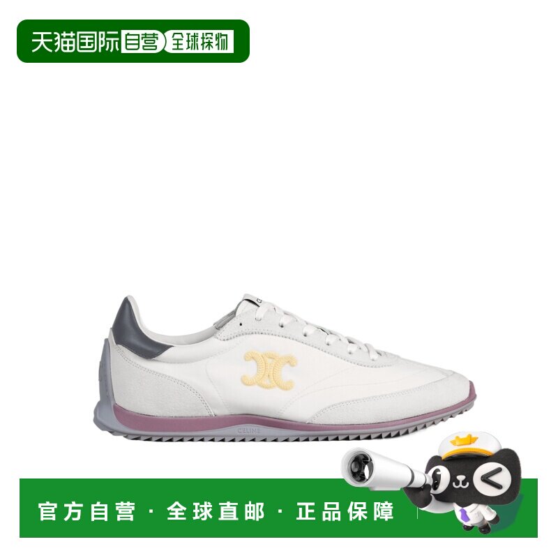 香港直邮CELINE 女士 圆头系带运动鞋 26FW厚底图片