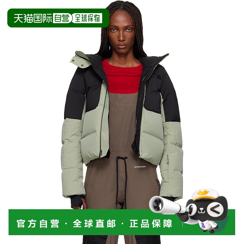 香港直邮潮奢 the north face 北面 女士 绿色 Cold Spell Croppe