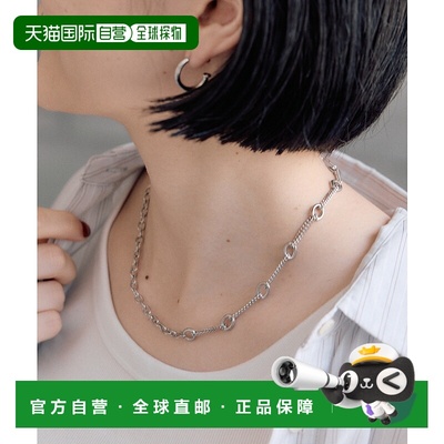1h可退 日本直邮ear PAPILLONNER 女士 不对称D形链条款式项链 EA