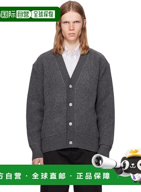 1h可退 香港直邮Thom Browne 汤姆 布朗 男士 灰色 Wool Fleece O