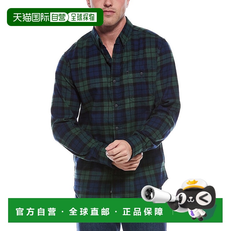 自营WEATHERPROOF VINTAGE Holiday Flannel Shirt - green 美国