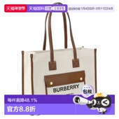 新款 日本直邮BURBERRY博柏利手提袋黑色女士经典 大牌简约风时尚 送