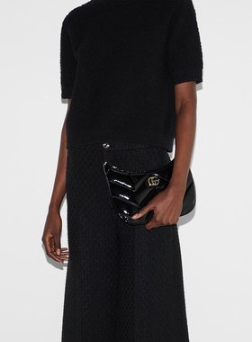 GUCCI 女士斜挎包 7772630AABA1000 AW2024 黑色