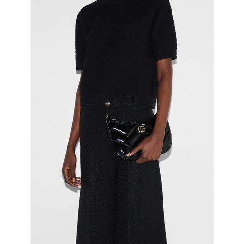 GUCCI 女士斜挎包 7772630AABA1000 AW2024 黑色