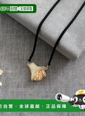 1h可退 日本直邮Lapuis 女士心形吊坠项链 可调节长度 精致小巧日