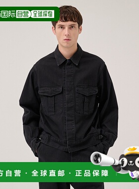 1h可退 日本直邮markaware 男装 宽松 黑色丹宁夹克 115350040