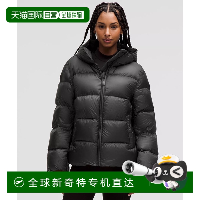 1h可退 日潮跑腿Lululemon露露乐蒙 轻盈保暖宽松羽绒服Graphite