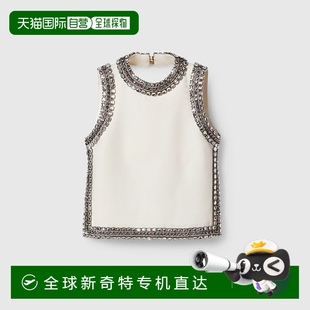 圓領羊毛背心 1h可退 783851ZAQMV 女士 古馳 香港直郵潮奢 Gucci