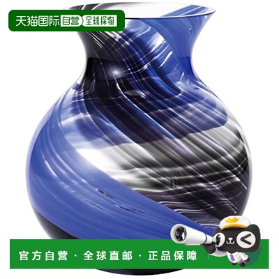 【日本直邮】Aderia阿德利亚 日本玻璃 花瓶12×13.5cm F-71444