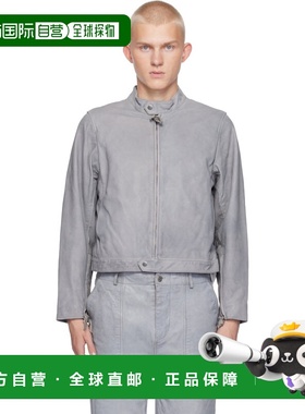 1h可退 香港直邮潮奢 Tom Ford 汤姆 福特 男士 灰色 Velar 皮革