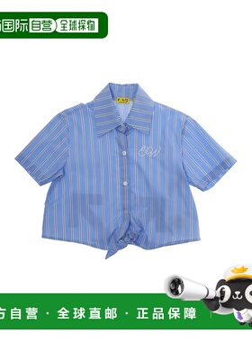 1h可退 香港直邮off-white 婴儿 OW EMBRO 蝴蝶结衬衫童装 44GGA0