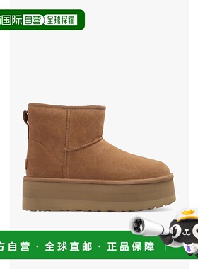香港直邮UGG 女士靴子 11349910CHE CO 驼色 ?Classic Mini Platf
