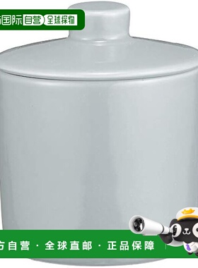 【日本直邮】西海陶器Hasami Ware 普通糖罐 灰色 约100ml 18294