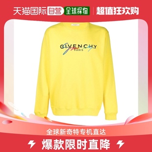 黄色棉质卫衣 香港直邮Givenchy 男士 737 纪梵希 BMJ03C30AF