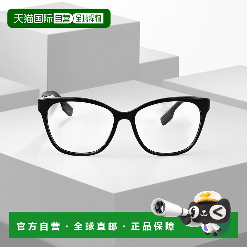 1h可退 香港直邮BURBERRY 女士眼镜 0BE23453001 SS2025 黑色 Car