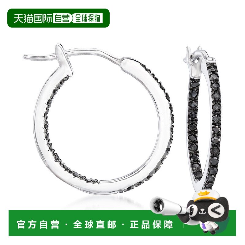 ��ɫ�� One Size ��Ӫ 925 ���� Ross-Simons ��ɫ��ʯ����Ȧ���� - ��ɫ ��������