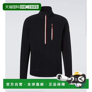 1h可退 香港直邮moncler 盟可睐 男士 Technical fleece half-zip