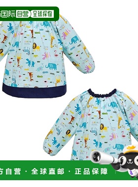 【日本直邮】CCS 风格罩衫 100-110cm 撒凡纳动物大游行 蓝色 2枚