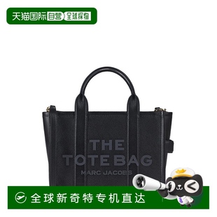 黑色 自营 带纹理皮革饰面 marc 美国奥 jacobs结构化中号手提包