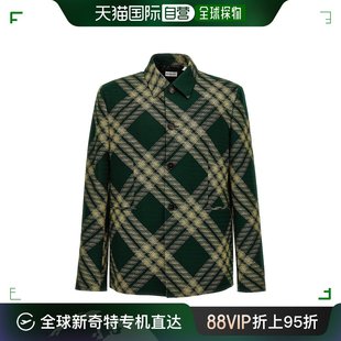 Burberry 男士 99新未使用 格纹羊毛精细剪裁西装 外套 潮奢