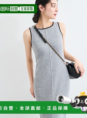 1h可退 日本直邮VIS 女士配色设计针织吊带连衣裙 2025ABVE15050
