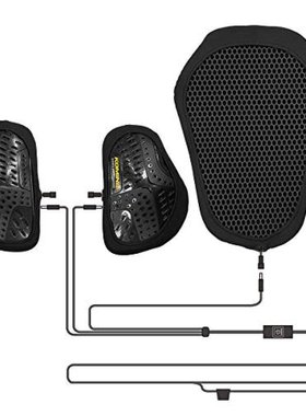 日本直邮KOMINE 摩托车12V加热内胸背垫 均码 黑色 08-307 EK-307