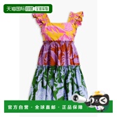 香港直邮潮奢 FARM RIO 1h可退 女士 层叠印花棉质府绸迷你连衣裙