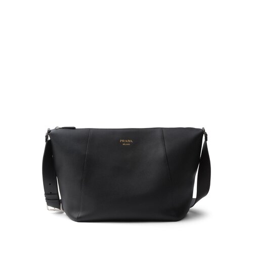 PRADA 男士斜挎包 2VH1772CYSF0002 SS2025 黑色 BANDOLEIRA