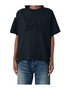 BALENCIAGA 女士T恤 826344TSVP41041 AW2025 黑色