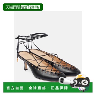 1h可退 香港直邮潮奢 Chloe 蔻依 女士 Ghillies 皮质绑带浅口鞋